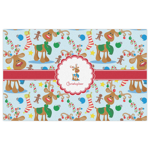 Reindeer Indoor / Outdoor Rug - 5'x8' - Front Flat
