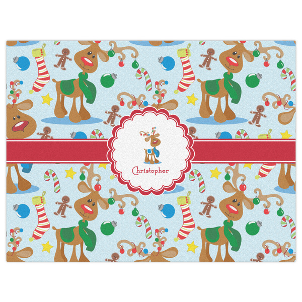 Reindeer Indoor / Outdoor Rug - 6'x8' - Front Flat