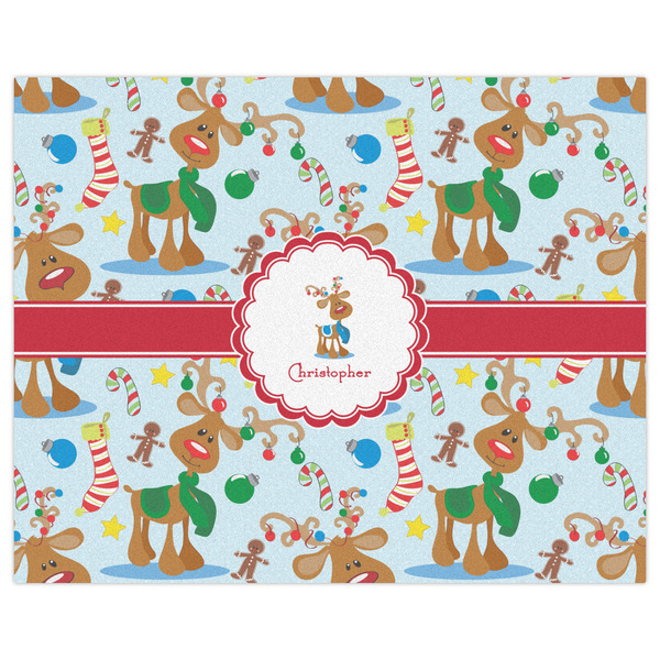 Reindeer Indoor / Outdoor Rug - 8'x10' - Front Flat