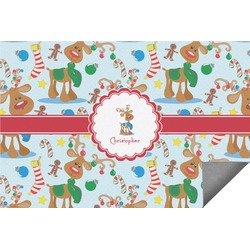 Reindeer Indoor / Outdoor Rug (Personalized)