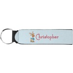 Reindeer Neoprene Keychain Fob (Personalized)