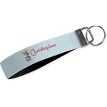 Reindeer Webbing Keychain Fob - Small (Personalized)