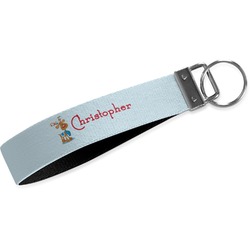 Reindeer Webbing Keychain Fob - Large (Personalized)