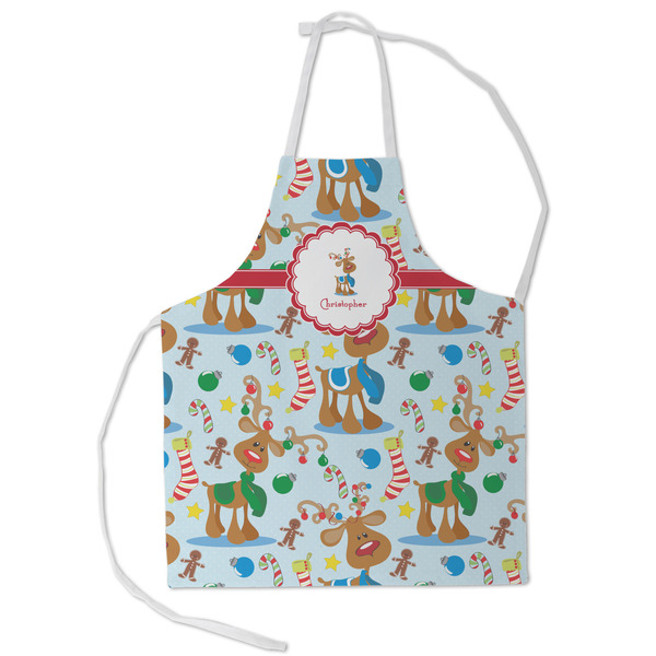 Custom Reindeer Kid's Apron - Small (Personalized)