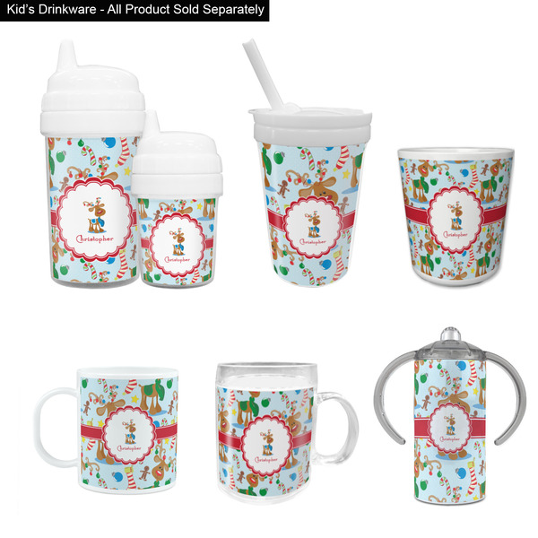 Reindeer Kid's Drinkware - Customized & Personalized