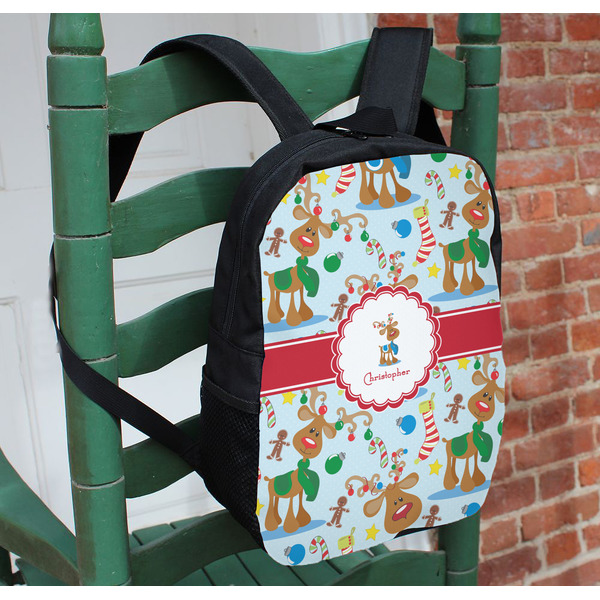 Reindeer Kids Backpack - In Context