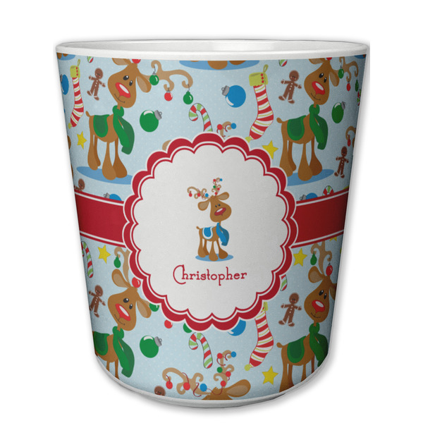 Custom Reindeer Plastic Tumbler 6oz (Personalized)