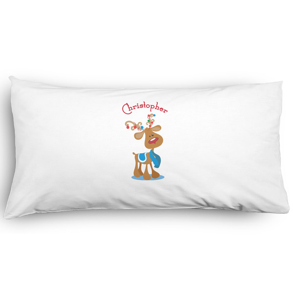 Custom Reindeer Pillow Case - King - Graphic (Personalized)