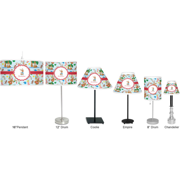 Reindeer Lamp Full View Size Comparison