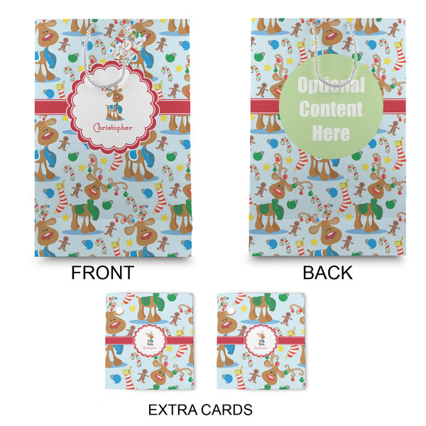 Reindeer Large Gift Bag - Approval