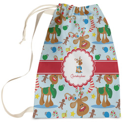 Reindeer Laundry Bag - Large (Personalized)