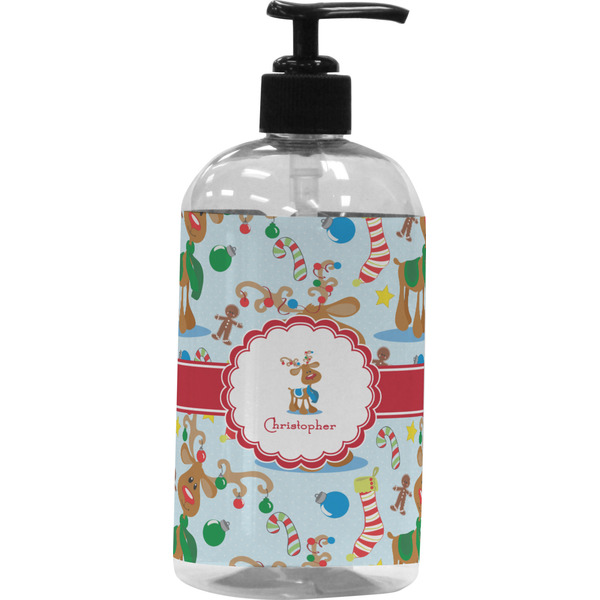 Custom Reindeer Plastic Soap / Lotion Dispenser (Personalized)