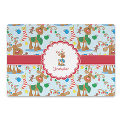 Reindeer Large Rectangle Car Magnet (Personalized)