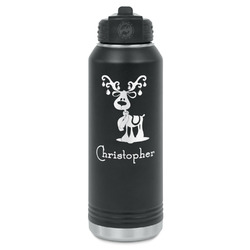 Reindeer Water Bottles - Laser Engraved (Personalized)