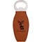 Reindeer Leatherette Bottle Opener - Double Sided (Personalized)