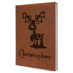 Reindeer Leather Sketchbook - Large - Double Sided (Personalized)