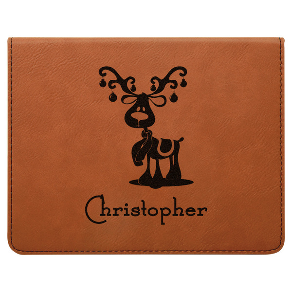 Reindeer Leatherette 4-Piece Wine Tool Set Flat