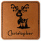 Reindeer Leatherette Patches - Square