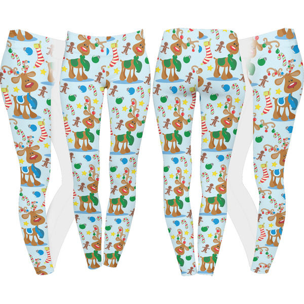 Reindeer Leggings Turn Around - Apvl