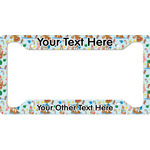 Reindeer License Plate Frame - Style A (Personalized)