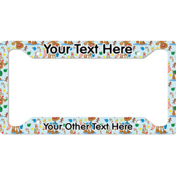 Reindeer License Plate Frame - Style A (Personalized)