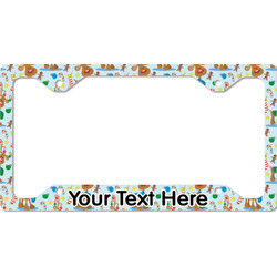 Reindeer License Plate Frame - Style C (Personalized)
