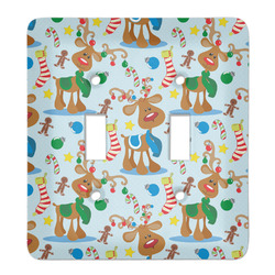 Reindeer Light Switch Cover (2 Toggle Plate)