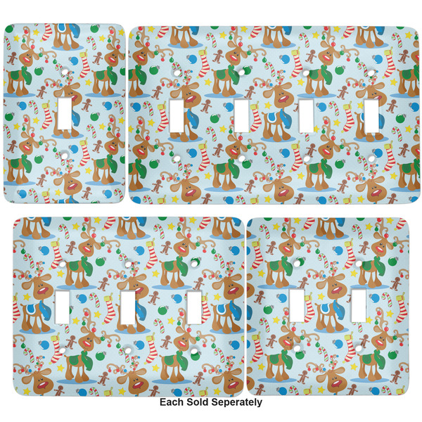 Reindeer Light Switch Covers all sizes