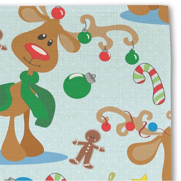 Reindeer Linen Placemat - DETAIL