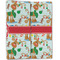 Reindeer Linen Placemat - Folded Half (double sided)