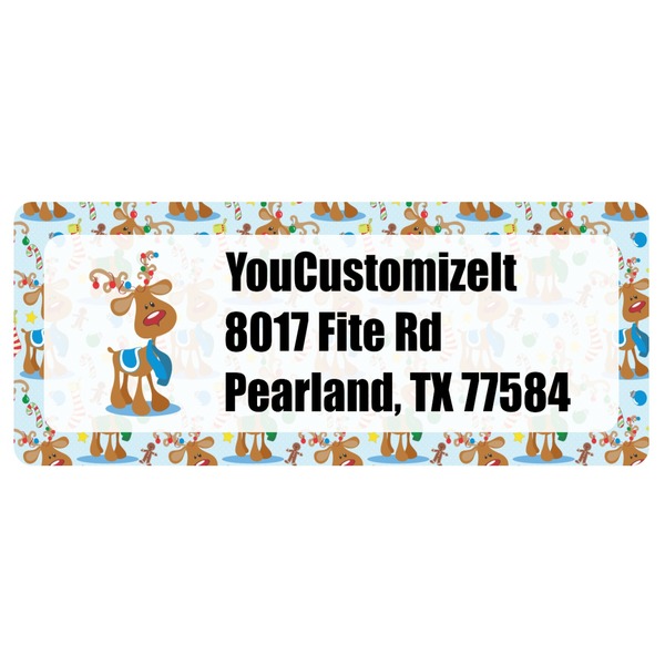 Custom Reindeer Return Address Labels (Personalized)