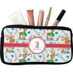 Reindeer Makeup / Cosmetic Bag (Personalized)