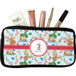 Reindeer Makeup / Cosmetic Bag (Personalized)