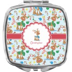 Reindeer Compact Makeup Mirror (Personalized)