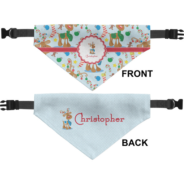 Reindeer Medium Dog Bandana Approval