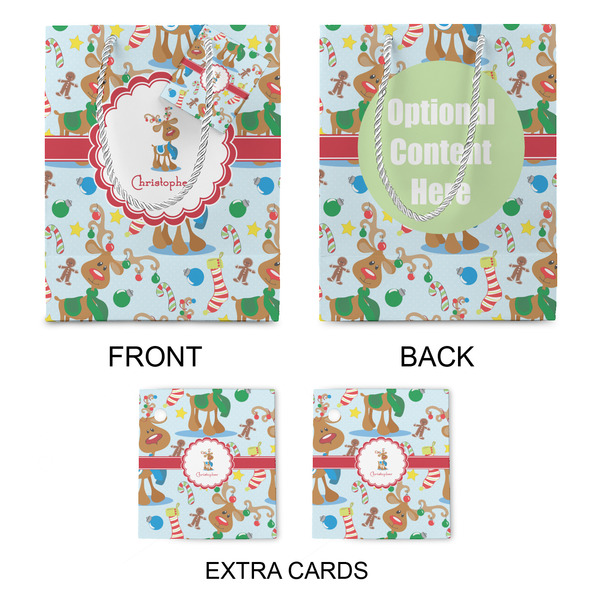 Reindeer Medium Gift Bag - Approval
