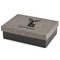 Reindeer Medium Gift Box with Engraved Leather Lid - Front/main