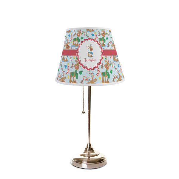Reindeer Poly Film Empire Lampshade - On Stand