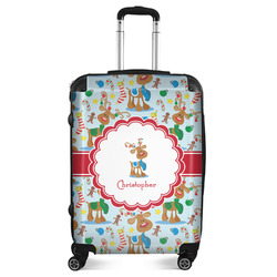 Reindeer Suitcase - 24" Medium - Checked (Personalized)
