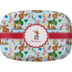 Reindeer Melamine Platter (Personalized)