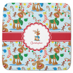 Reindeer Memory Foam Bath Mat - 48"x48" (Personalized)