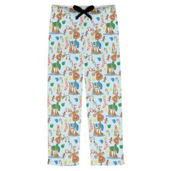 Reindeer Mens Pajama Pants - L