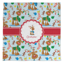 Reindeer Microfiber Dish Towel (Personalized)