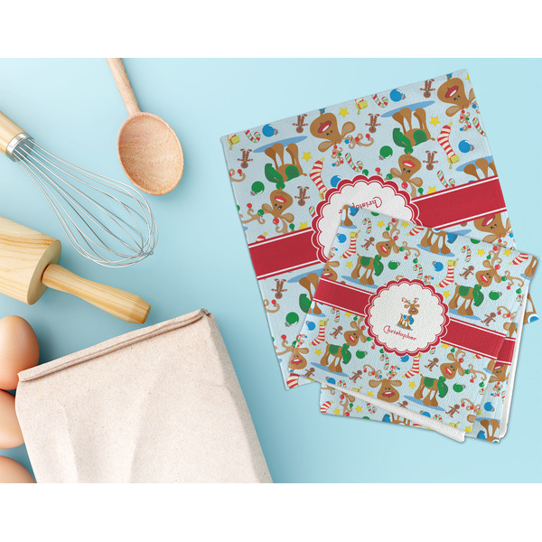 Reindeer Microfiber Dish Rag - LIFESTYLE