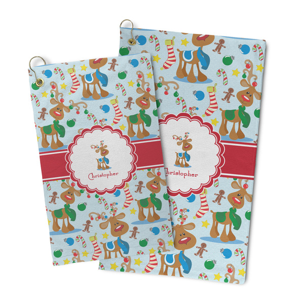 Reindeer Microfiber Golf Towel - PARENT/MAIN