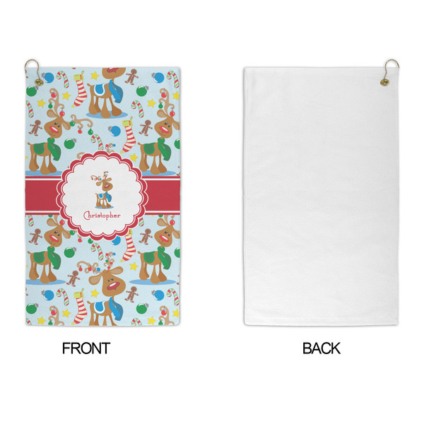 Reindeer Microfiber Golf Towels - APPROVAL
