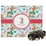 Reindeer Dog Blanket - Large (Personalized)