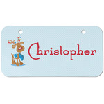 Reindeer Mini/Bicycle License Plate (2 Holes) (Personalized)