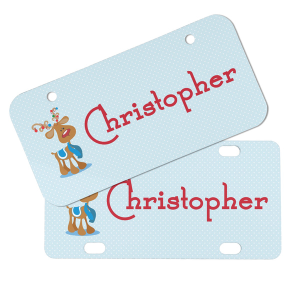Reindeer Mini License Plates - MAIN (4 and 2 Holes)