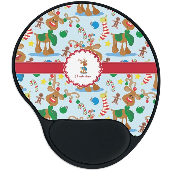 Custom Reindeer Mouse Pad with Wrist Support